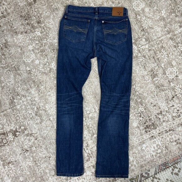 Wrangler 20X Jeans Mens 32x34 Blue Medium Wash 1% Stretch Denim Western - Picture 2 of 11